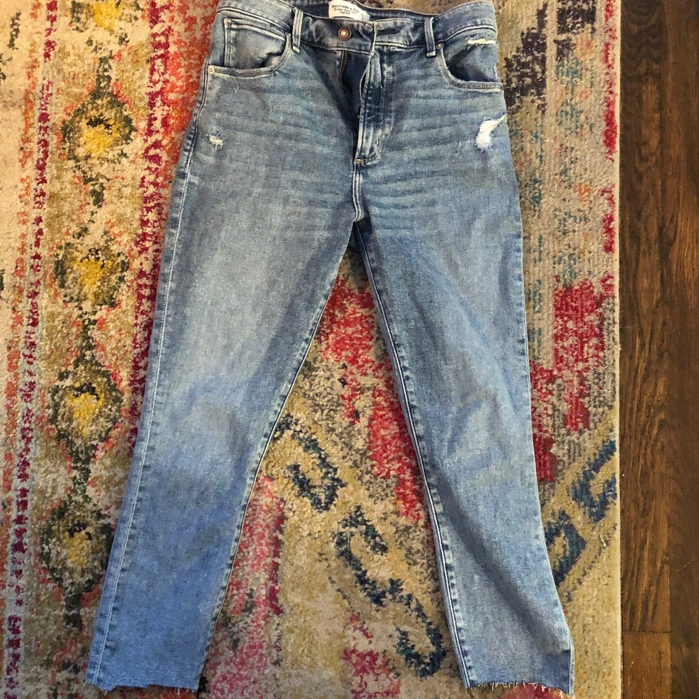 Abercrombie & Fitch high waisted jeans